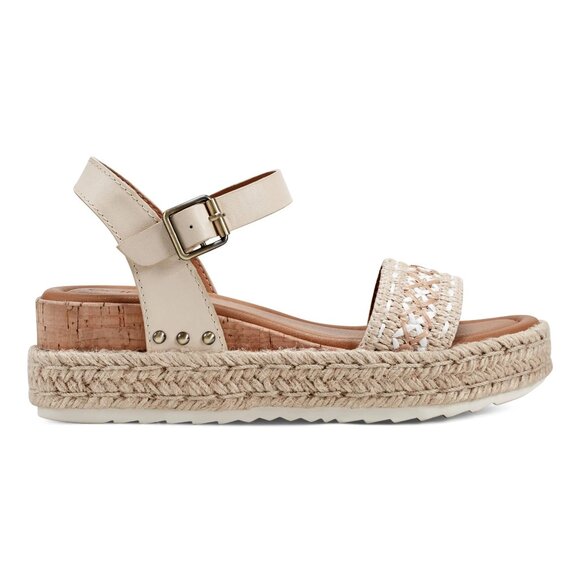 new Earth Collins Platform Wedge Ankle Strap Sandals - Picture 2 of 6